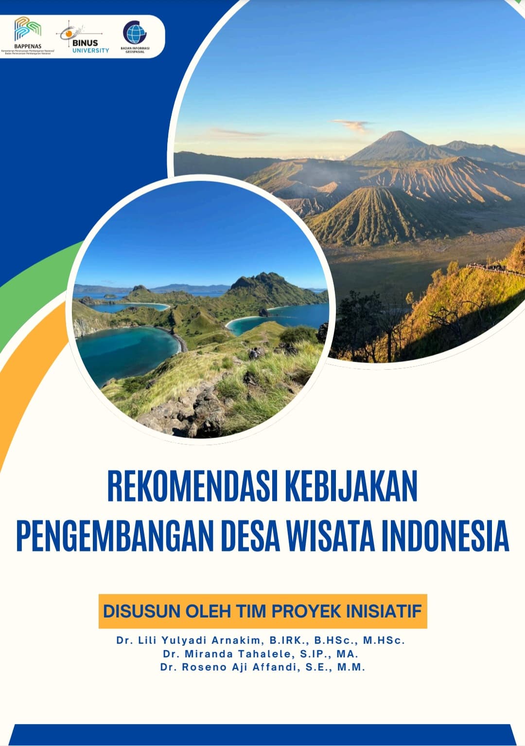 Policy Recommendation: Tourism Village Development