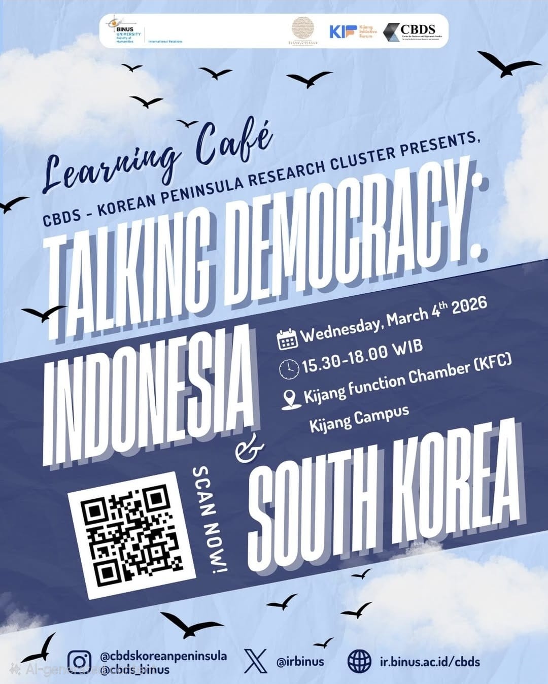 Learning Cafe: “Talking Democracy: Indonesia & South Korea”